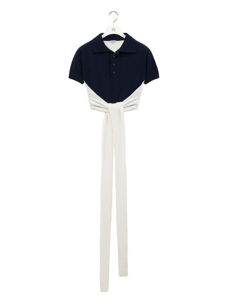 Loewe Poloshirt aus Wolle und Kaschmir