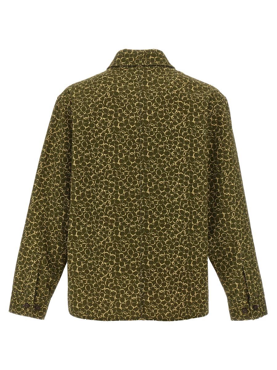 Maison Kitsuné – Überhemd mit Blumendruck