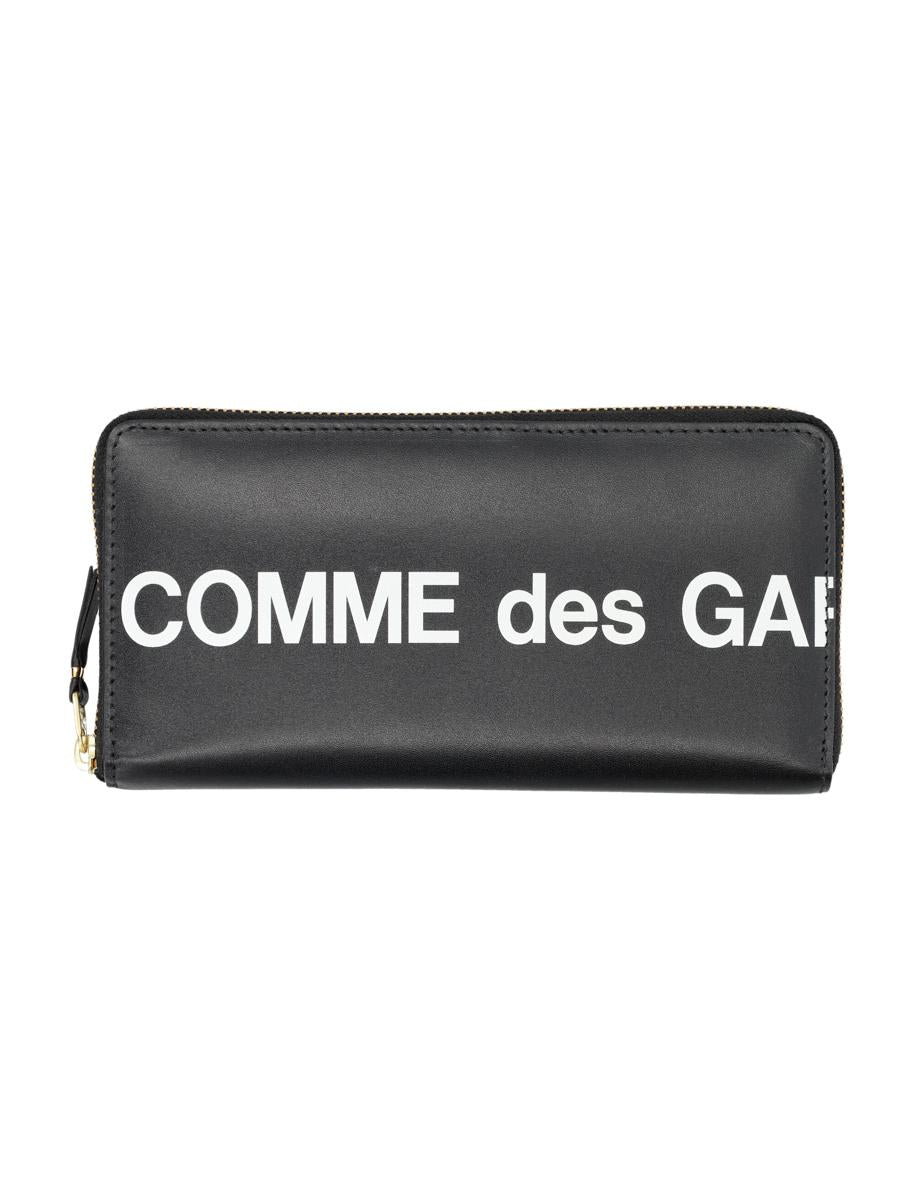 Comme Des Garçons Hugo Logo Reißverschluss-Geldbörse