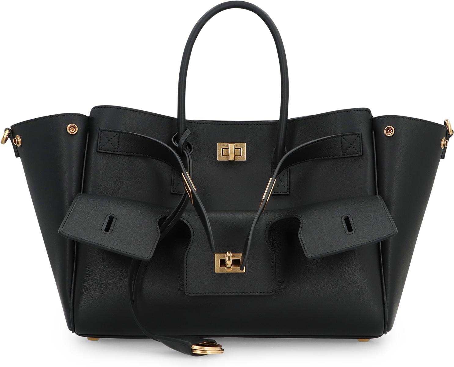 Balenciaga Bel Air Kleine Tragetasche aus Leder