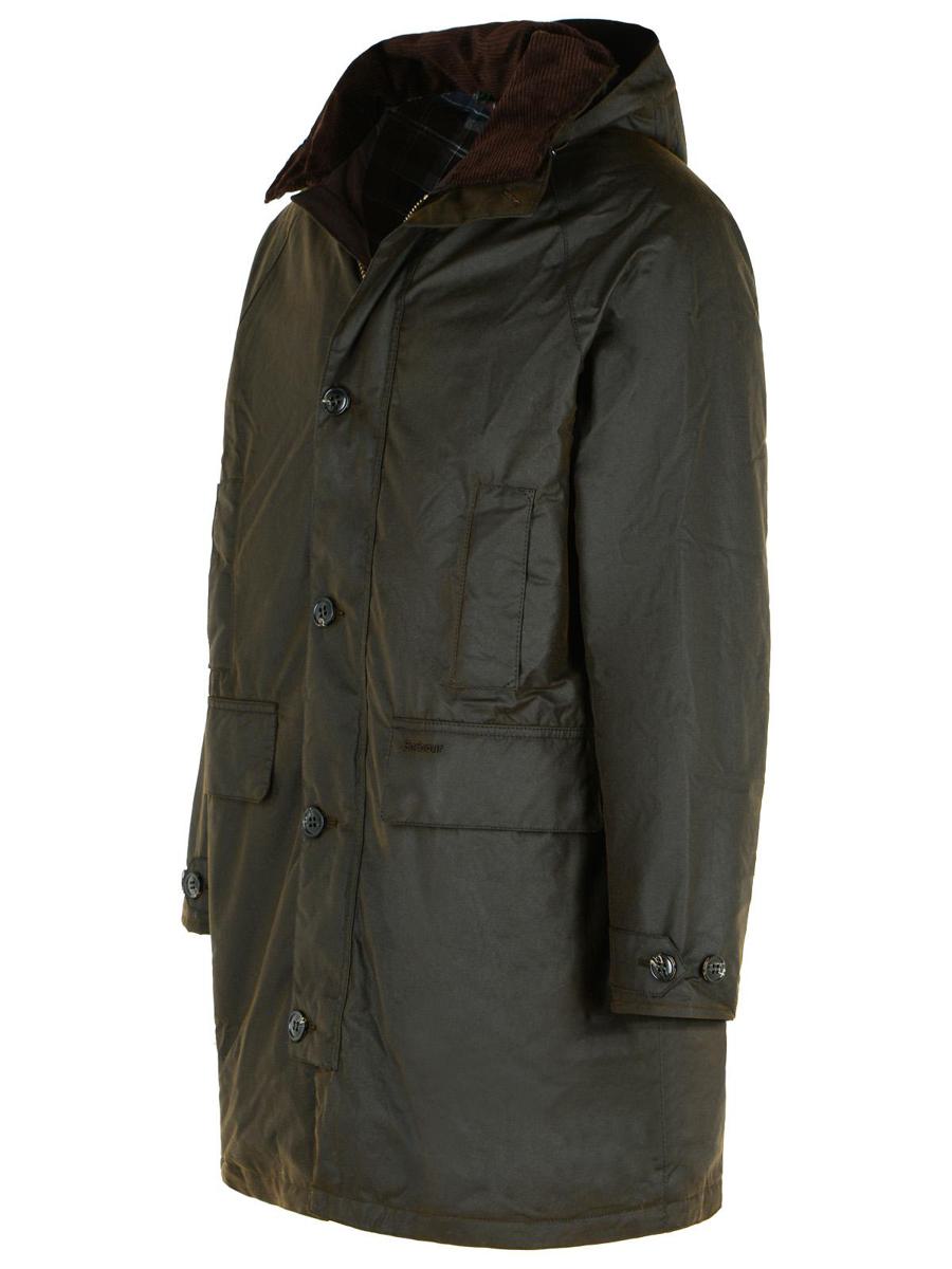 Barbour „Beudale“ – Brauner Parka aus gewachster Baumwolle