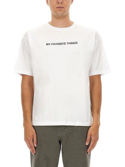 Aspesi – T-Shirt mit „My Favorite Things“-Aufdruck