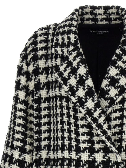 Dolce &amp; Gabbana „Pied De Poule“-Mantel