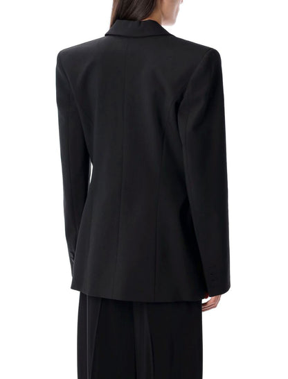 Mugler – Maßgeschneiderte Jacke mit Lochmuster