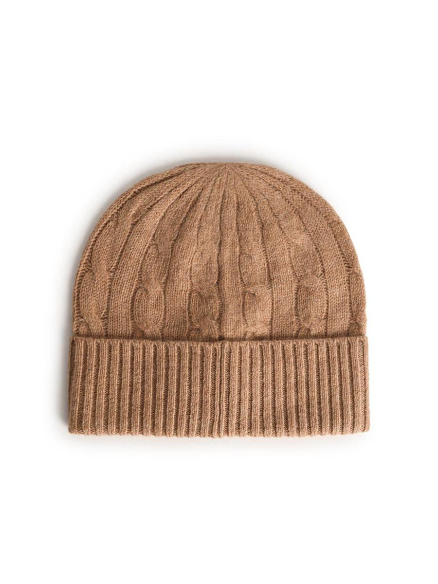 Polo Ralph Lauren – Beige Beanie aus Wollmischung