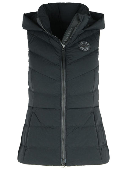 Canada Goose – Schwarze Weste aus Polyamidmischung