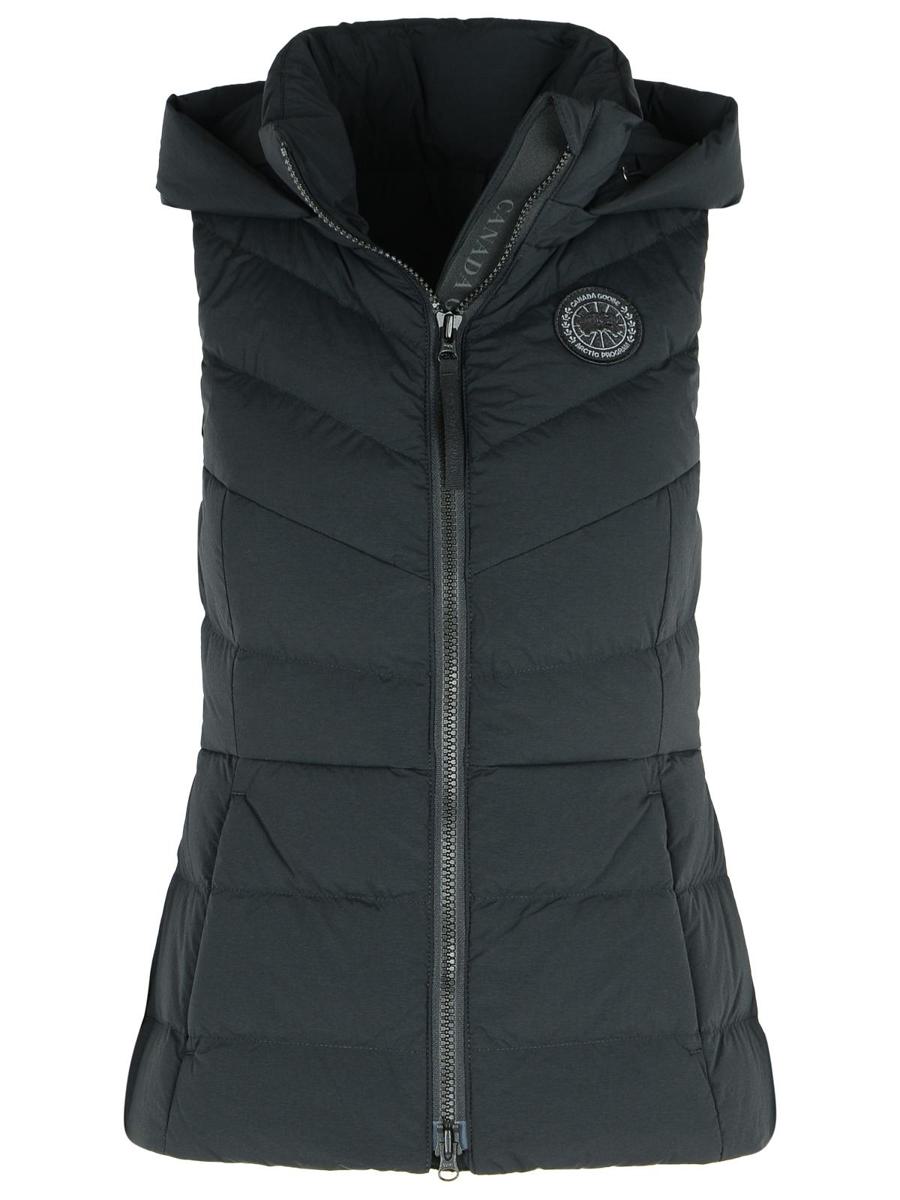 Canada Goose – Schwarze Weste aus Polyamidmischung