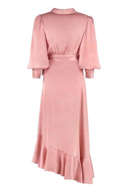 Zimmermann Seiden-Wickelkleid