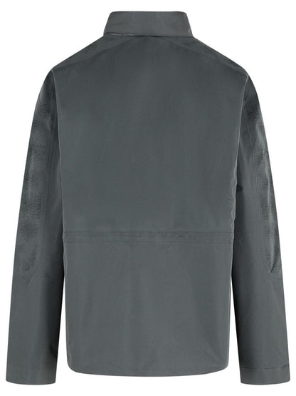 Alpha Industries – Graue Polyesterjacke
