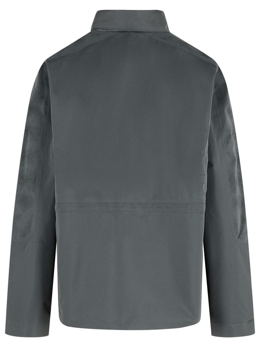 Alpha Industries – Graue Polyesterjacke