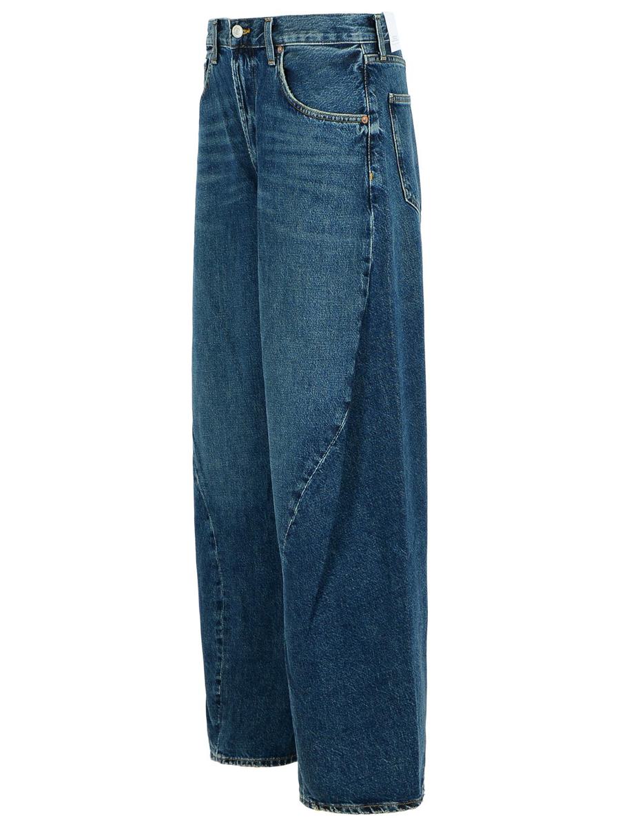 Agolde „Twist“ Blaue Baumwolljeans