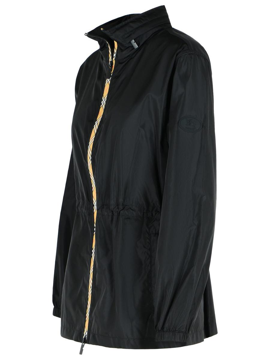 Burberry „Blackpool“ – Schwarzer Polyamid-Regenmantel