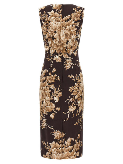 Dolce &amp; Gabbana Kleid mit Rosenprint