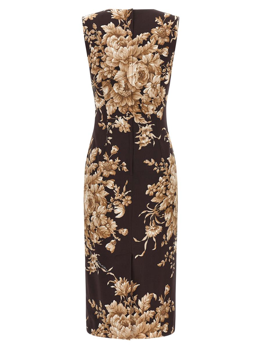 Dolce &amp; Gabbana Kleid mit Rosenprint