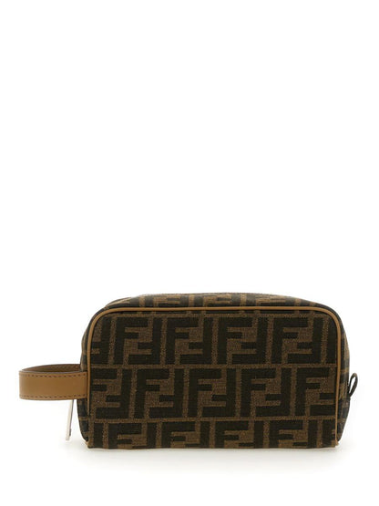 Fendi Beauty Case "Ff" Jacquard Klein