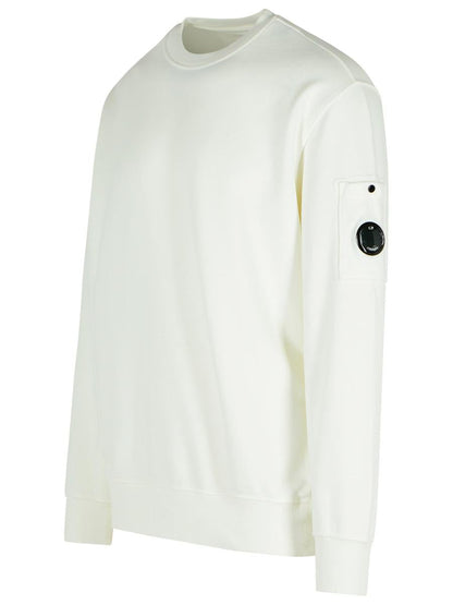 Weißes Baumwoll-Sweatshirt von CP Company