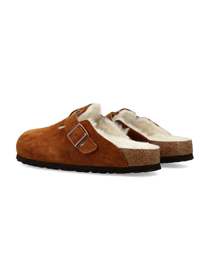 Birkenstock Boston Shearling-Sandalen