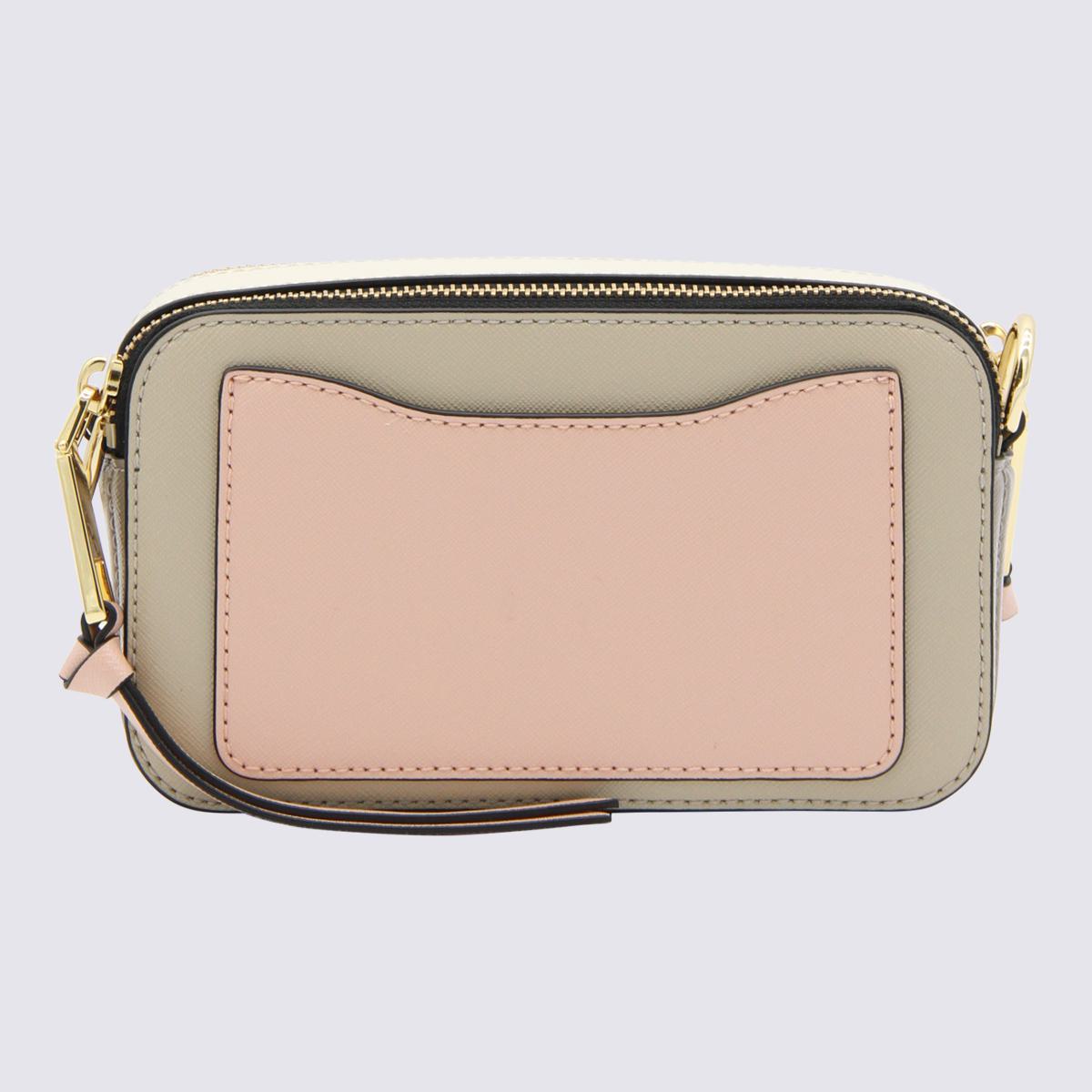 Marc Jacobs – Schultertasche „The Snapshot“ aus beigefarbenem Leder