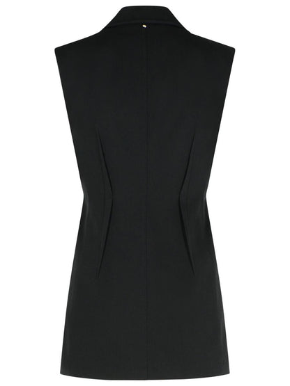 Sportmax „Oca“ schwarze Baumwollweste
