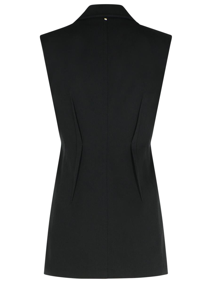 Sportmax „Oca“ schwarze Baumwollweste