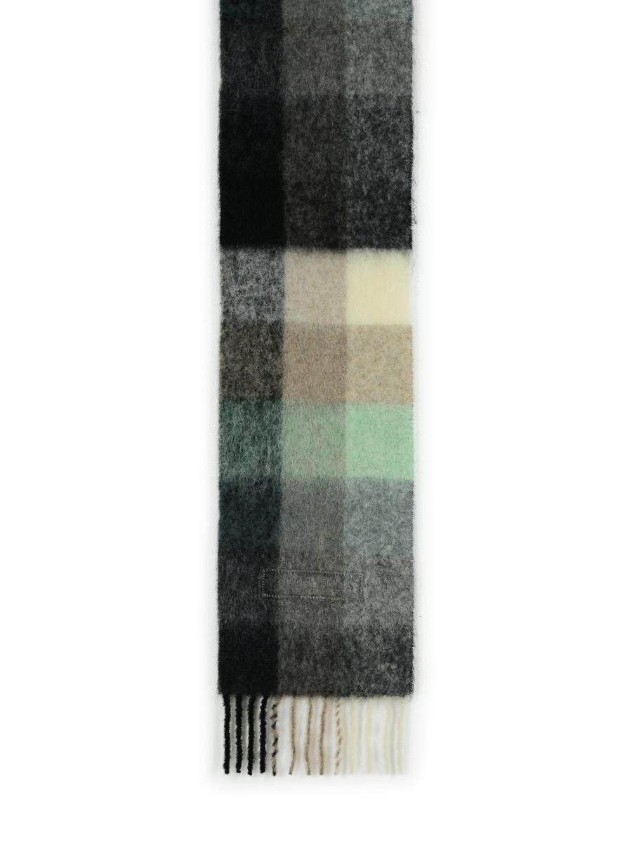 Acne Studios – Grüner Schal aus Alpaka-Mischgewebe