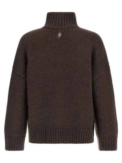JW Anderson – Pullover mit zweifarbiger aufgesetzter Tasche