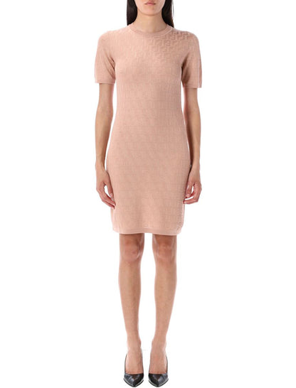 Fendi FF-Strick-Minikleid