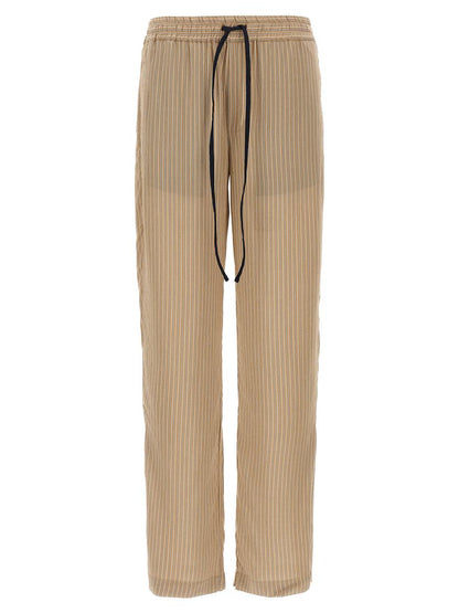 Victoria Beckham – Pyjamahose mit Faltendetail