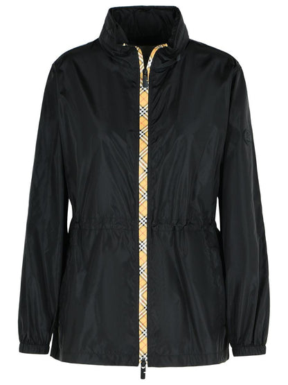 Burberry „Blackpool“ – Schwarzer Polyamid-Regenmantel