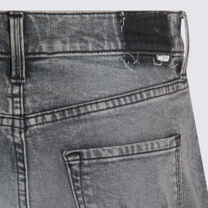 Graue Baumwolljeans von Mother