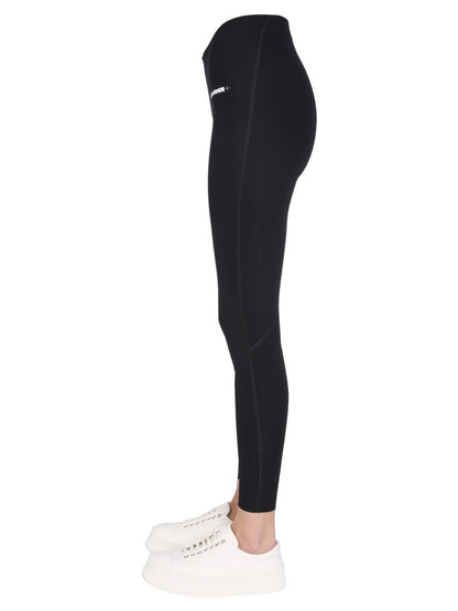 Leggings mit Logo-Print von Jil Sander