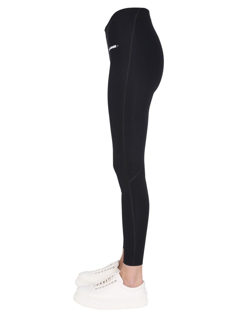 Leggings mit Logo-Print von Jil Sander