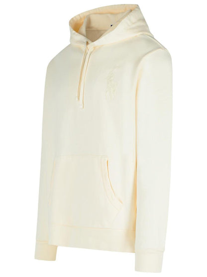 Polo Ralph Lauren – Cremefarbenes Baumwoll-Sweatshirt