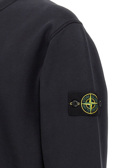 Sweatshirt mit Logo-Aufnäher von Stone Island