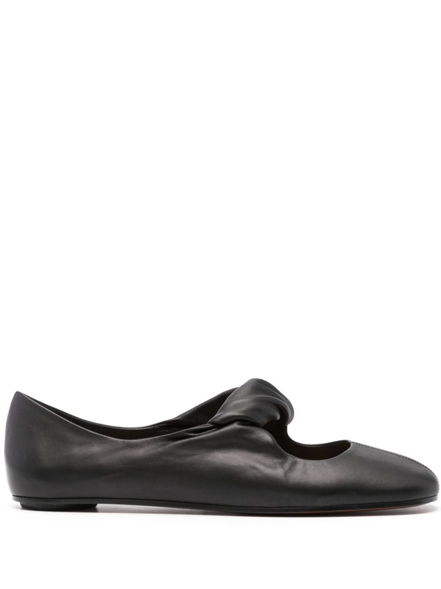 Alexander McQueen Ballerinas mit verdrehtem Detail