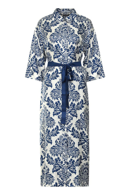 'S Max Mara Camelia Bedrucktes Seidenhemdkleid