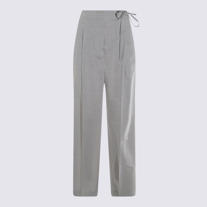 Eleventy – Graue Hose aus Leinen und Wolle