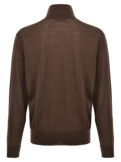 Pt Torino Rollkragenpullover aus Merinowolle