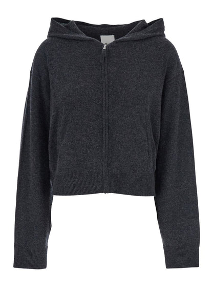 Kapuzenjacke mit Reißverschluss