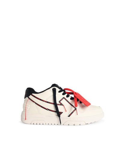 Off-White – Weiße Sneakers mit „Ooo“-Print und -Stickerei