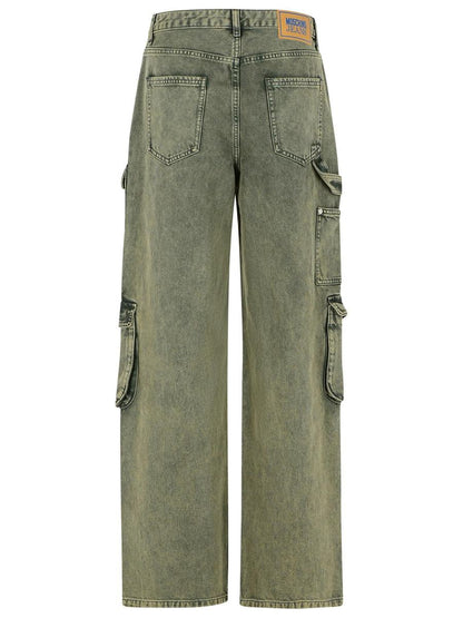 Moschino Jeans – Cargo-Jeans in Grau