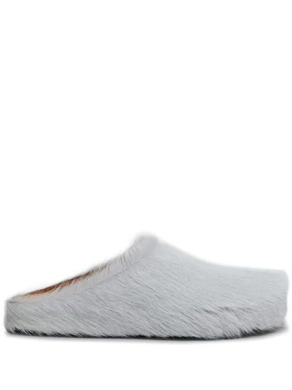 Marni – Fussbett-Sabot-Slipper mit runder Zehenpartie