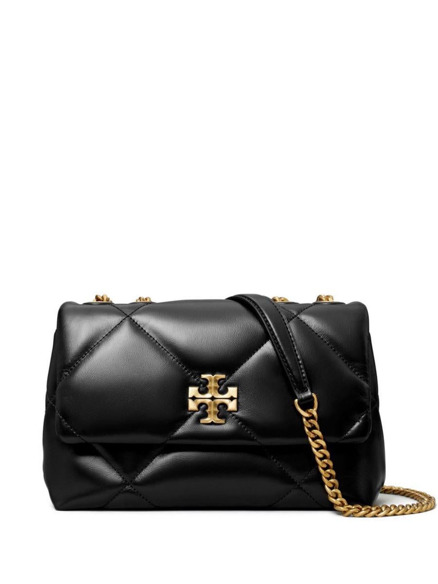 Tory Burch Kira Diamond Kleine Schultertasche aus Leder