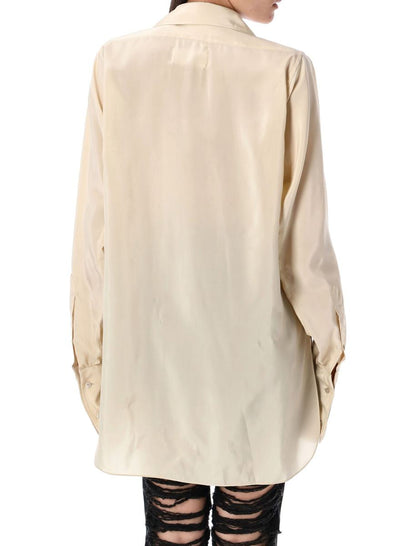 Maison Margiela – Hemd mit tiefem Saum