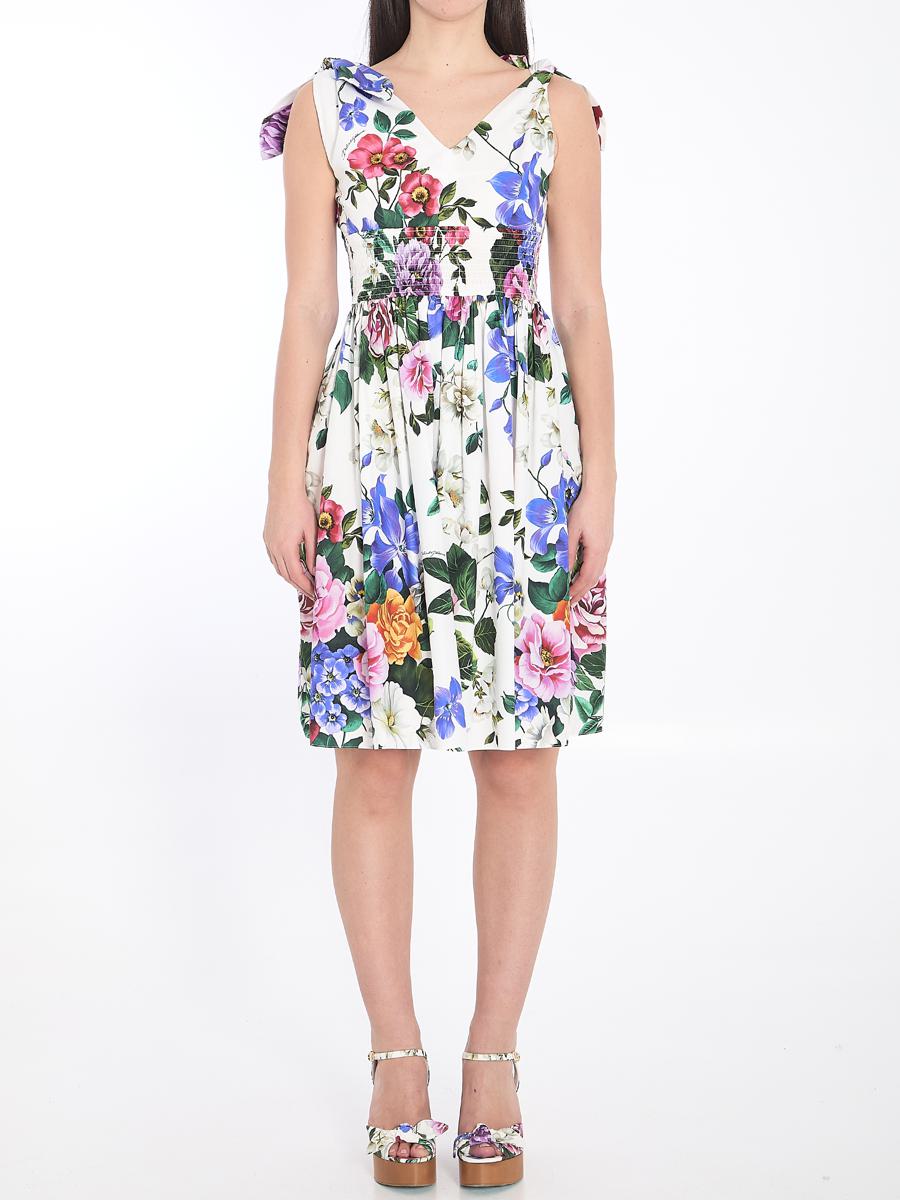 Midikleid mit Blumenmuster