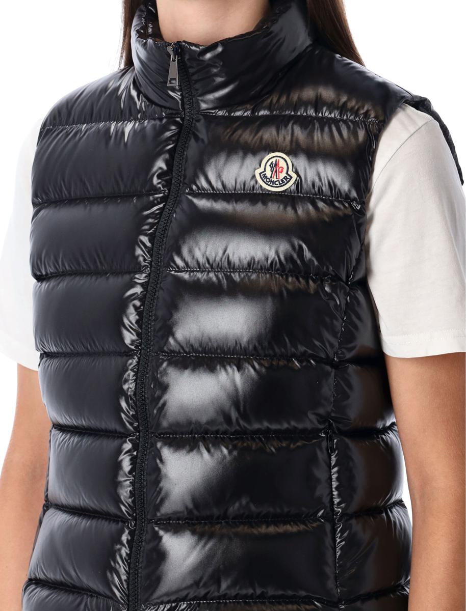 Moncler Ghany Nylon-Lack-Daunenweste