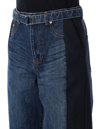 Sacai Wide Denim Hose