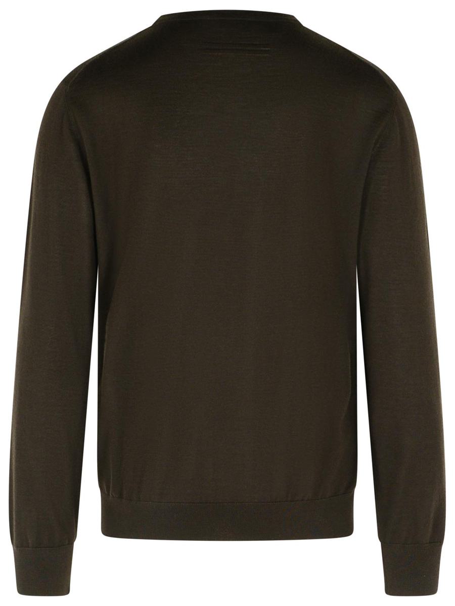 Zegna – Pullover aus Kaschmirmischung in Braun