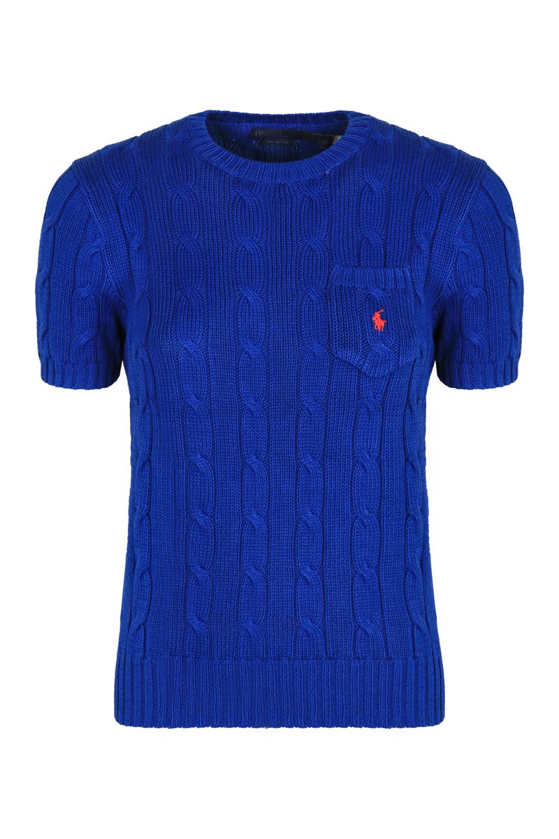 Polo Ralph Lauren Kurzarmpullover aus Baumwolle