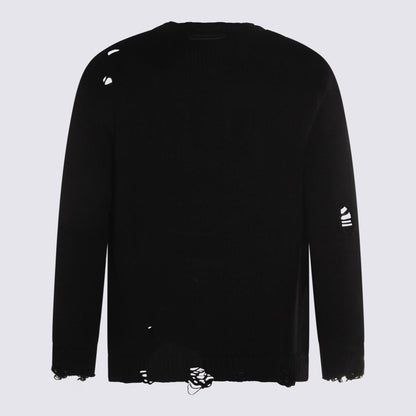 Moschino Schwarzer Wollstrick